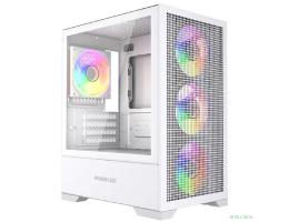 Powercase Mistral Micro B315W, Tempered Glass, 4x 120mm ARGB PWM Fan, белый, mATX  (CMMB315W-A4)