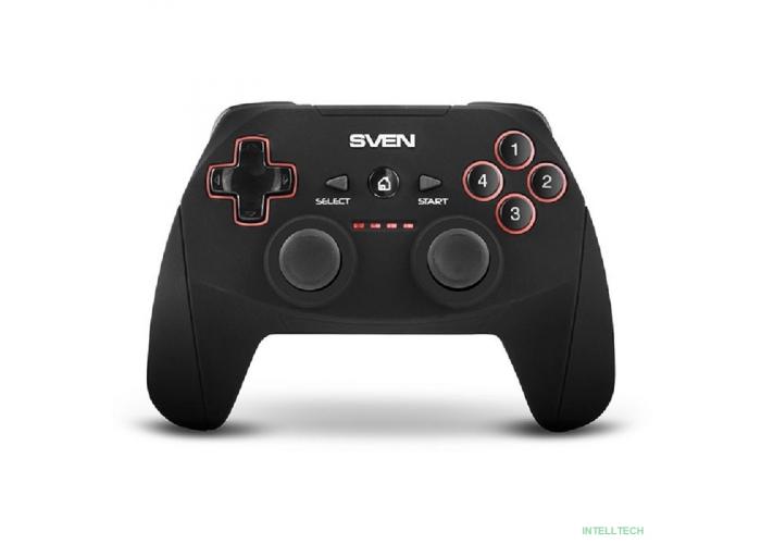 Беспроводной геймпад Sven GC-2040 (11 кл. 2 стика, D-pad, Soft Touch, PC/PS3/Android/Xinput)