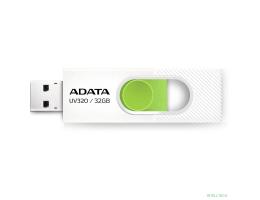 A-DATA Flash Drive 32GB  <AUV320-32G-RWHGN> UV320, USB 3.2, белый/зеленый