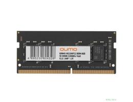 QUMO DDR4 SODIMM 8GB QUM4S-8G3200P22 PC4-25600, 3200MHz OEM/RTL QUMO DDR4 SODIMM 8GB QUM4S-8G3200P22 PC4-25600, 3200MHz OEM/RTL