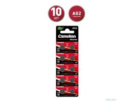 Camelion G 2  BL-10 Mercury Free (AG2-BP10(0%Hg), 396A/LR726/196 батарейка для часов)  (10 шт. в уп-ке)