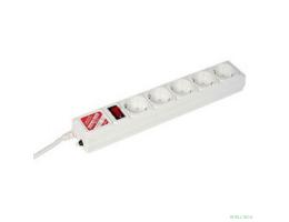 PowerCube Сетевой фильтр 5.0м 5 розеток (SPG-B-15-WHITE), белый