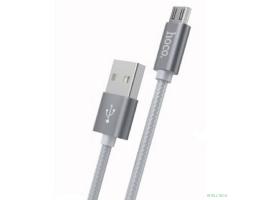 HOCO HC-32205 X2/ USB кабель Micro/ 1m/ 2.4A/ Нейлон/ Tarnish