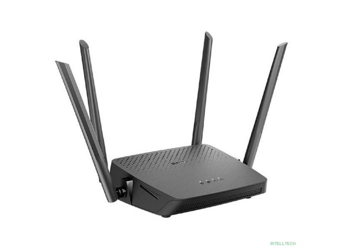 D-Link DIR-X1510/RU/R1A Двухдиапазонный гигабитный Wi-Fi 6 маршрутизатор AX1500