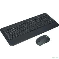 920-008686 Logitech Клавиатура + мышь MK540 Advanced, USB, беспроводной, черный оригинальная заводская гравировка RU/LAT