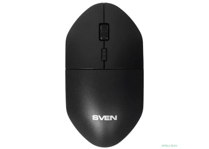 Беспроводная мышь Sven RX-515SW чёрная (2,4 GHz, 3+1кн. бесш. кн., 800-1600DPI, блист)