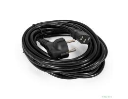 Exegate EP280665RUS Кабель питания ExeGate Power PC-5P (Евровилка угловая Schuko->С13) VDE-250V-3*0.75mm2, медь, черный, 5м.