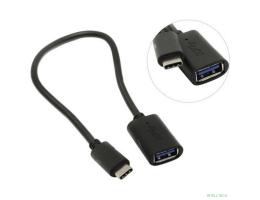 VCOM CU409 Кабель-адаптер USB 3.1 Type-Cm --> USB 3.0 Af , OTG 1,5A , 5,0Gbps , 0,2m 