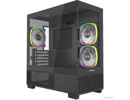 Powercase Vision Micro M3B, Tempered Glass, 3x 120mm ARGB PWM Fan, чёрный, mATX  (CVMMB-A3)