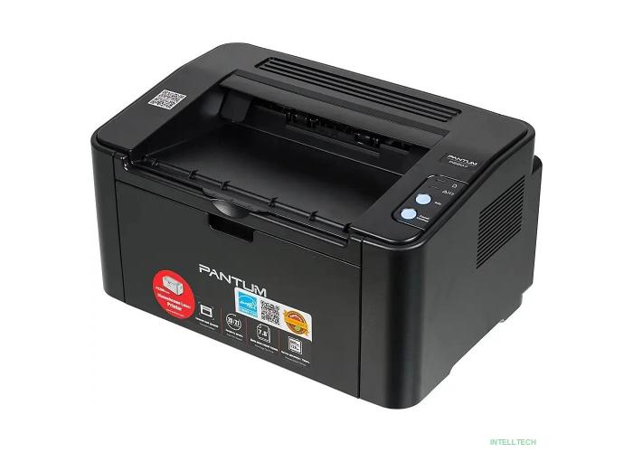 Pantum P2207, Mono Laser, А4, 20 стр/мин, 1200 X 1200 dpi, 128Мб RAM, лоток 150 листов, USB, черный корпус