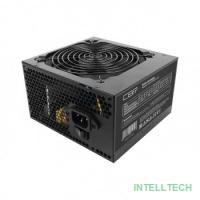Блок питания CBR ATX 450W 80+ Bronze, DC-DC, APFC, 0.6mm, 20+4pin, 1*8-pin(4+4P), 1*6+2pin, 4*SATA, 2*IDE, 12cm fan, 1.5м кабель питания, черный [PSU-ATX450-12GM] BOX