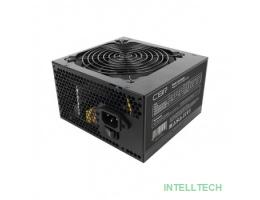 Блок питания CBR ATX 450W 80+ Bronze, DC-DC, APFC, 0.6mm, 20+4pin, 1*8-pin(4+4P), 1*6+2pin, 4*SATA, 2*IDE, 12cm fan, 1.5м кабель питания, черный [PSU-ATX450-12GM] BOX