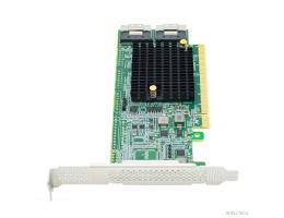 Lr-Link LRNV9F24 PCIe x16 to Two SlimSAS SFF-8654 8i Retimer Adapter, Support up to 4 NVMe SSDs