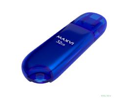 Maxvi USB Drive 32GB P1 blue, монолит с колпачком, ABS пластик, USB 2.0 Maxvi USB Drive 32GB P1 blue, монолит с колпачком, ABS пластик, USB 2.0