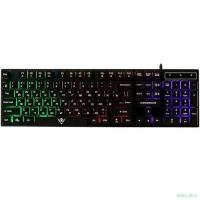 Клавиатура KG-23U BLACK Nakatomi Gaming - игровая с RGB-подсветкой, USB, черная 