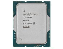 CPU Intel Core i7-12700K Alder Lake OEM {3.6 ГГц/ 4.9 ГГц в режиме Turbo, 25MB, Intel UHD Graphics 770, LGA1700}