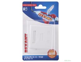Rexant (06-0106-C) Розетка телефонная + сетевая LAN, на стену, (гнездо 8Р8С (RJ-45) + гнездо 6Р4С (RJ-11))