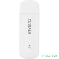 Digma Dongle WiFi DW1960WH Модем 3G/4G USB Wi-Fi Firewall +Router внешний белый