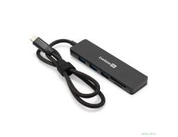 Exegate EX297632RUS Док-станция 4-в-1 ExeGate DUB-2213C/CR (кабель-адаптер USB Type-C --> 2xUSB2.0+ 1xUSB3.0+Card Reader, Plug&Play, черный)