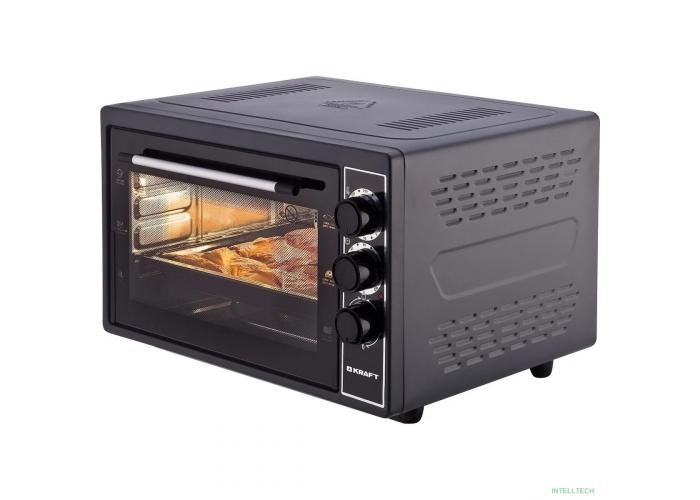 KRAFT KF-MO 3801 BL Мини-печь, 38 л, черный
