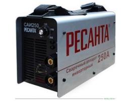 Ресанта САИ 250 65/6 Сварочный аппарат инверторный [65/6] {154В-242В, макс.7,7кВт, 10А-250А, ПВ 70%, напр. холостого хода 80В, напр. 29В, макс. диаметр электрода 6,мм, 5 кг} 4606059015659