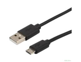 Rexant (18-1164-2) Кабель USB-A – micro USB, 1А, 1,8м, ПВХ, черный