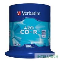 Verbatim Диски CD-R 700Mb 52x Cake Box (100шт) (43430)