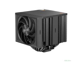 Кулер для процессора/ PCCooler RZ820 BK (289W, 4-pin PWM, 165mm, Al/Cu, 4x8mm+4x6mm, 1x140mm+1x150mm, 71.9CFM/86.7CFM, 27.1dBA/32dBA, 1500RPM/2200RPM, S: 1851/1700/1200/20XX/115X, AM5/AM4, black)