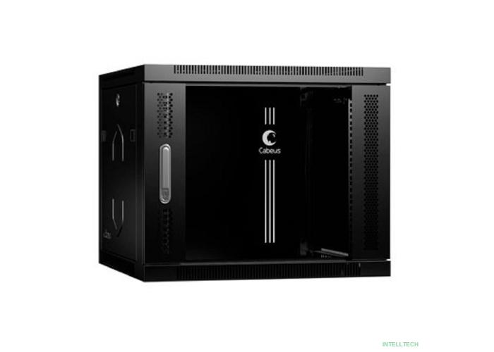 Cabeus SH-05F-9U60/60-BK Шкаф телекоммуникационный настенный 19
