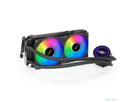 Exegate EX293457RUS Комплект водяного охлаждения ExeGate BlackWater-240V2.PWM.RGB (RGB подсветка, LGA2066/2011/1366/1150/1151/1155/1156/1200/1700/AM4/FM1/FM2/FM2+/AM2/AM2+/AM3/AM3+, TDP 220W, Fan 120m