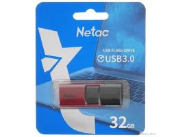 Netac USB Drive 32GB U182 Red USB3.0,retractable [NT03U182N-032G-30RE]