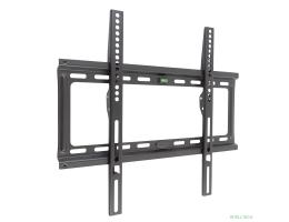 Kromax IDEAL-3 new black,  Кр. стал. наст. для TV 22"-65", max 50 кг, 0 ст св., от ст. 23 мм, max VESA 400x400 мм.