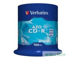 Verbatim Диски CD-R 700Mb 52x Cake Box (100шт) (43430)
