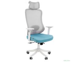 Офисное кресло Chairman CH563 белый пластик, бирюзовый (7146050)