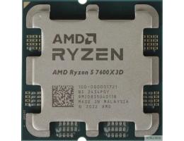 CPU AMD Ryzen 5 7600X3D OEM (100-000001721) {AM5, 4.1-4.7GHz, 6 cores/12 threads, 6Mb+96Mb, 65W, unlocked, Radeon 2200MHz}