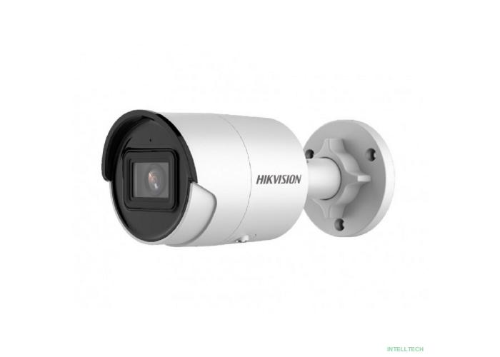 HIKVISION DS-2CD2023G2-IU(4mm) 2Мп уличная цилиндрическая IP-камера с EXIR-подсветкой до 40м и технологией AcuSense