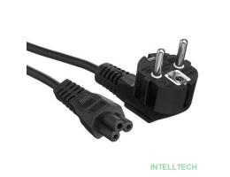 Bion Кабель питания 1.8м, Евровилка с заземлением Schuko-C5 (3-pin), 0.75мм, 10А, черный [BXP-PC-286]