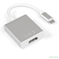 Exegate EX284937RUS Кабель-адаптер Type C-HDMI ExeGate EX-CM-HDMIF-0.15 (USB Type C/19F, 0,15м)