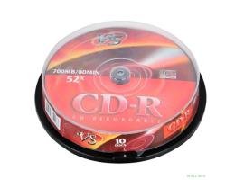 Диски VS CD-R 80 52x CB/10 (VSCDRCB1001)(620083)      
