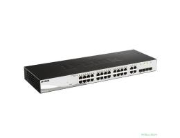 D-Link DGS-1210-28/FL2A Управляемый L2 коммутатор с 24 портами 10/100/1000Base-T и 4 комбо-портами 100/1000Base-T/SFP