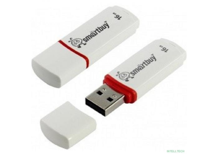 Smartbuy USB Drive 16Gb Crown White SB16GBCRW-W
