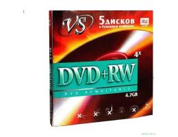 VS DVD+RW 4,7 GB 4x конверт/5 (620588)