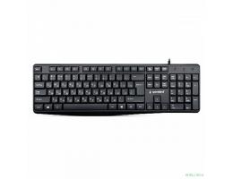 Клавиатура Gembird KB-8410,{USB, черный, 104 клавиши, кабель 1,5м}					