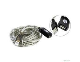 Aopen/Qust Кабель-адаптер USB2.0-repeater, удлинительный активный <Am-->Af> 5м (ACU823-5M) [6938510851314]