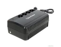 CyberPower BU1000E ИБП {Line-Interactive, 1000VA/600W (4 EURO), 12В/5 Ач х 2}