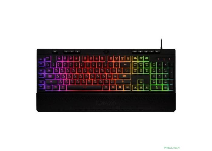 Повреждение упаковки Redragon Клавиатура Shiva  RU [77689] {Проводная игровая, RGB, 26 anti-ghost keys }