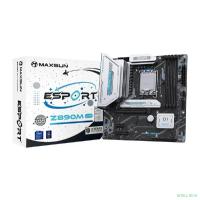 MS-eSport Z890M WIFI (Socket 1851, mATX, 4*DDR5(256Gb), DP/HDMI, 4*SATA3, 3*M.2, 1xPCI-Ex16 /1xPCI-Ex4/1*PCIEx1, 1*Type-C, 4*USB 2.0, 2*USB 3.2, LAN 1*2.5G, BT 5.2,  Wi-Fi 6, SPDIF, black, RTL)