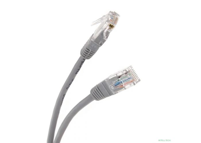 Telecom Патч-корд UTP кат.5е 3м серый [NA102_GREY_3.0M] [6242755307308][NA102-3M]