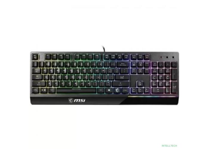 Клавиатура MSI Vigor GK30 RU черный USB for gamer LED (S11-04RU236-CLA)