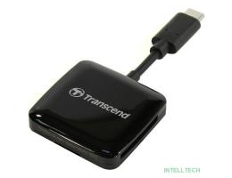 Micro SecureDigital Transcend RDC3 SD/microSD Card Reader, USB 3.2 Gen 1, Black, Type C TS-RDC3